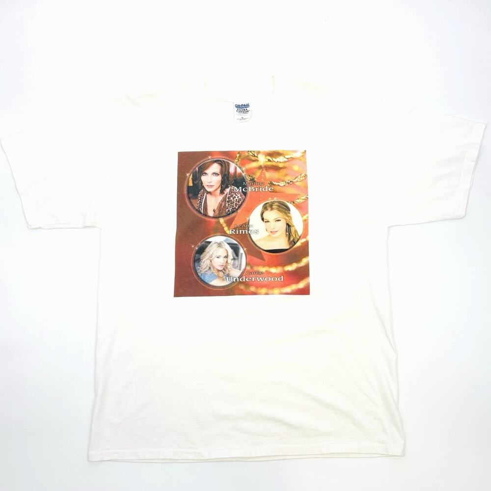 Vintage 2005 Carrie Underwood LeAnn Rimes Martina McBride T-Shirt XL Country